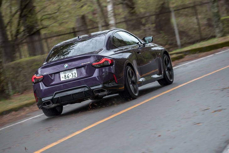 リアアクスルにはMスポーツデファレンシャルを標準装備する。