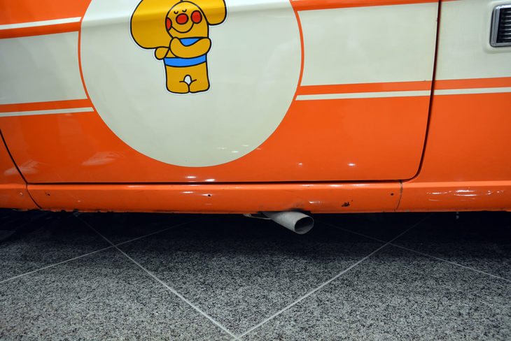 1972年式日産サニー1200クーペGX-5 特殊ツーリングカー（TS）仕様（サイドマフラー）