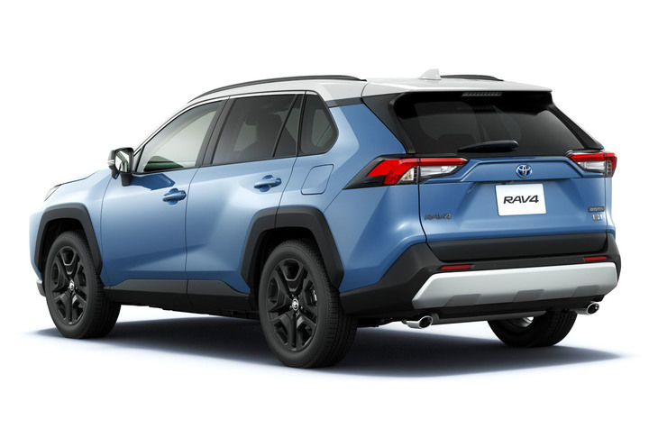 「アドベンチャー」に新規設定されたボディーカラーの「アッシュグレーメタリック×グレイッシュブルー」。