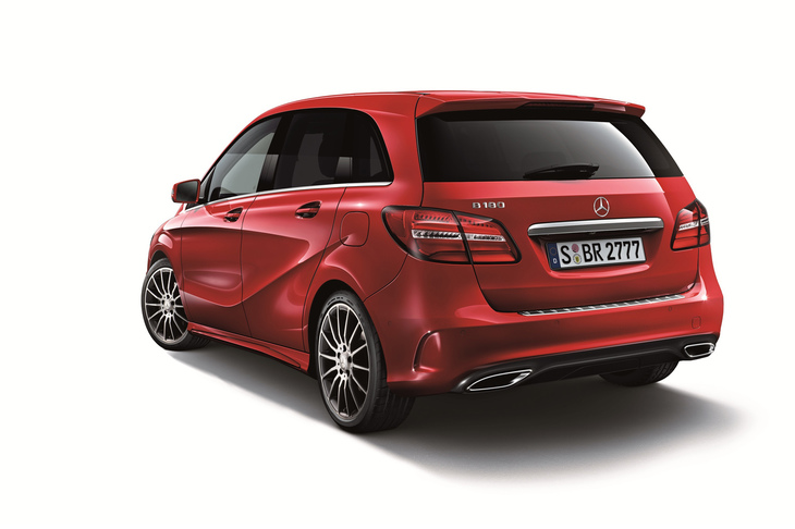 2012年4月に上陸した2代目「Bクラス」。広い室内空間や488リッター（最大1547リッター）の荷室容量など、実用性能の高さが自慢だが、確かに見た目に派手さはない。