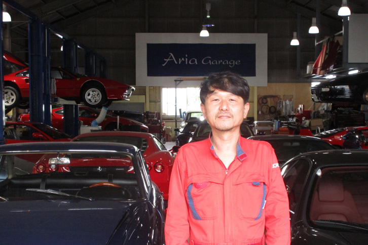 アリアガレージ工場長の平澤雅信氏。