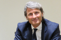 来日の理由について、「私たちが行っていることに対して信念がある以上、それを皆さまに直接お伝えするのが大切だと思っている」と語ったヴィンケルマン氏。来日中は、発表会への出席やアウディ ジャパンでの会議、ショールームの見学など、短期間の滞在ながら精力的に活動していた。