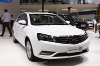 吉利（ジーリー）の小型セダン「帝豪EC7」。