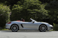 ソフトトップは電動式。開閉には、9秒32（実測値）を要した。
	（写真をクリックするとルーフの閉じる様子が見られます）