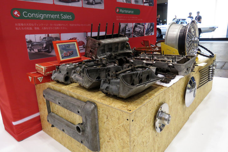 ガレーヂ伊太利屋の展示スペースの様子。