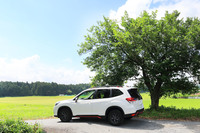 ボディーサイズは従来型と比べて全長で30mm、全高と全幅で20mm、それぞれ大きくなっているが、可変ギアレシオ型ステアリングギアボックスを採用するなどして、取り回し性の悪化を防いでいる。