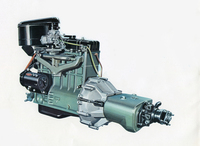 1484cc直列4気筒OHVのGA30型エンジン。圧縮比7.5、2バレルキャブを備えて、当時国産乗用車用としては最強の最高出力60ps/4400rpm、最大トルク10.75kgm/3200rpmを発生した。1959年10月には圧縮比を8.3に向上させるなどの改良を施し、同70ps/4800rpm、同11.5kgm/3600rpmにパワーアップしたGA4型となった（写真はGA4型）。