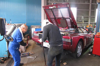 “クリステル様”こと「フェラーリ512TR」にもキダスペシャルが装着されていた。