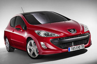 ジュネーブショーに出展される、「308」のホットバージョン「308 THP 175」。