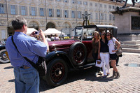 最優秀レストア賞の1926年「ユニックM4Tクーペ グルーバー」。女子の人気を呼んでいた。