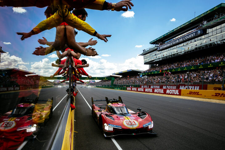 フェラーリは、2023年の世界耐久選手権にワークス体制で参戦。100周年を迎えるルマン24時間レースにて、復帰後初優勝を遂げた。