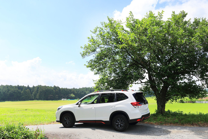 ボディーサイズは従来型と比べて全長で30mm、全高と全幅で20mm、それぞれ大きくなっているが、可変ギアレシオ型ステアリングギアボックスを採用するなどして、取り回し性の悪化を防いでいる。