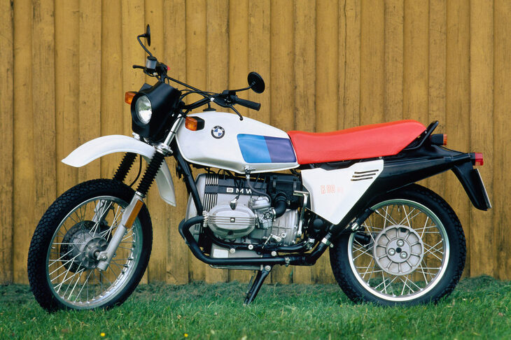1980年に登場した「R80 G/S」。高いオフロード性能と、オンロードでの快適性を併せ持つ、新しいジャンルのモデルだった。
