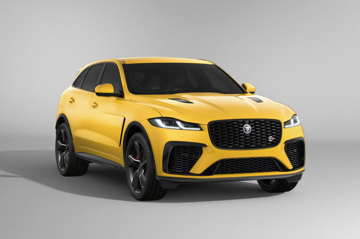 ジャガーFペースSVRキュレーテッドフォージャパン（写真のボディーカラーは「ソレントイエロー」）