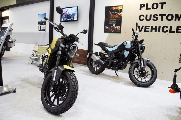 ベネリの展示エリアの様子。