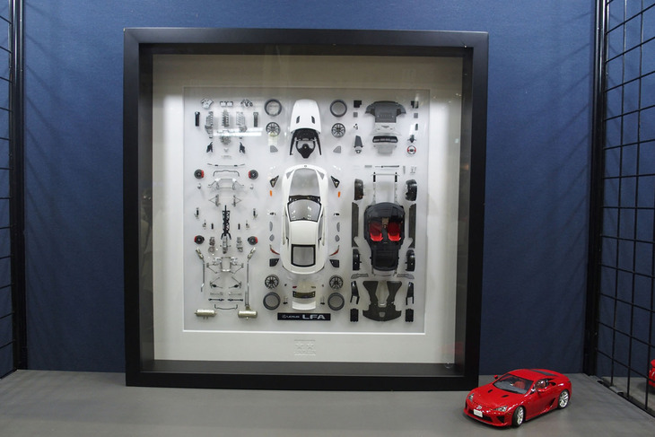 「オートモビル カウンシル2025」のタミヤブースの様子。