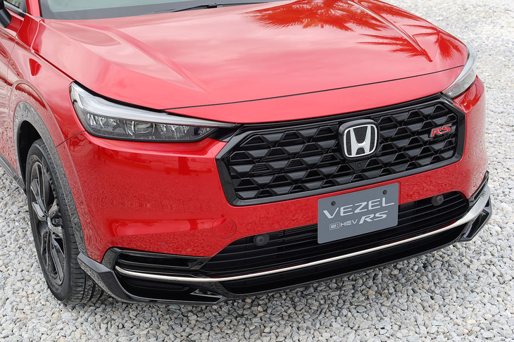 ホンダ・ヴェゼルe：HEV RS（フロントまわり）
