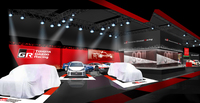 「TOYOTA GAZOO Racing」ブースのイメージ。