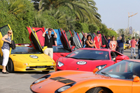 さまざまな新旧ランボルギーニが参加。