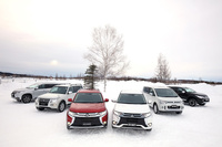 第337回：多彩な4WDモデルにイッキ乗り！ 三菱の四駆を特設雪上コースで試すの画像