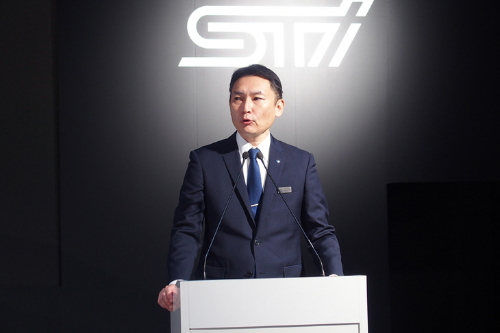 「レヴォーグ プロトタイプ」のプロジェクトゼネラルマネージャーを務める五島 賢氏。