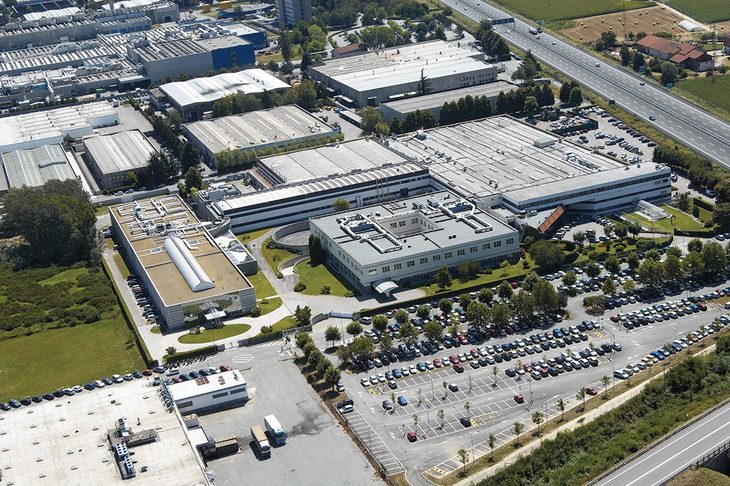 イタリアのトリノに位置するイタルデザインの本社。過去に100以上のショーカー、300以上の量産モデルのデザインを手がけてきた、世界的なデザイン会社である。