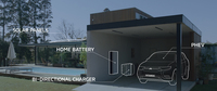 太陽光発電を利用した新サービス「電動DRIVE HOUSE」のイメージ。