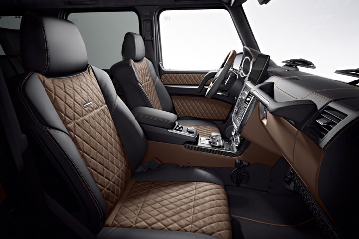 限定5台のサドルブラウンのインテリア。