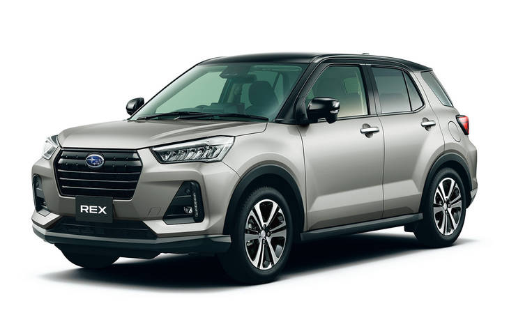 2022年に車名が復活した現行「スバル・レックス」。「ダイハツ・ロッキー」のOEMモデルとなるクロスオーバーSUV。
