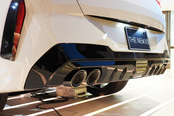 BMW X3 M50 xDrive（マフラー＆リアバンパー）