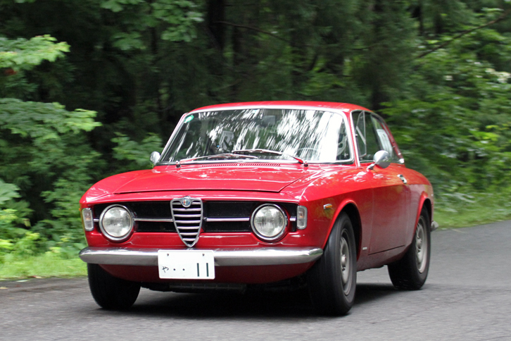 1967年「アルファ・ロメオGT1300ジュニア」。クラスB（1001～1500cc）で3位入賞。