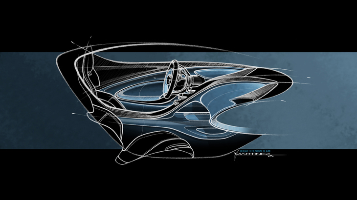 ブガッティ・トゥールビヨン（スケッチ）