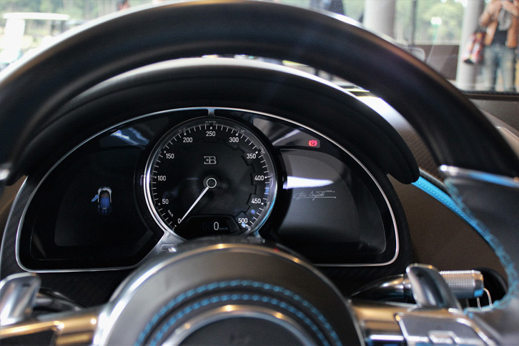 ブガッティ・シロン（インテリア）