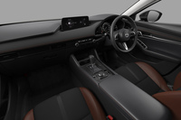 「マツダ3レトロスポーツエディション」のインテリア。