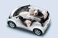 クルマはここまで小さくなれる！「トヨタiQ」デビューの画像