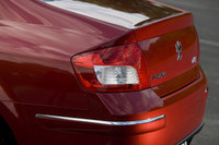 一部にクリア処理が施されたリアコンビランプ。