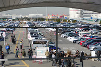 駐車場のにぎわいも、東京モーターショー以上!?