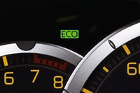 メーター内に設けられたECOインジケーター。全グレードに標準装備される。