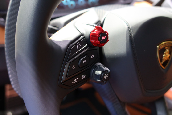 ランボルギーニ・テメラリオ（ステアリングスイッチ）