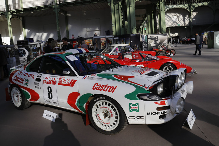 「セリカGT-FOUR」のグループA仕様は元ワークスで、1994年サンレモラリーのウィナー。20万7000ユーロで落札された。