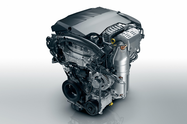 エンジン車に搭載される1.2リッター直3ガソリンターボエンジン。