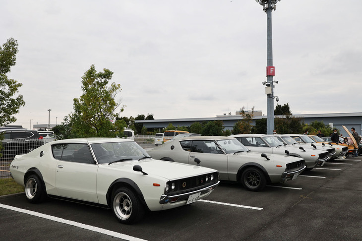 「スカイライン ハードトップ2000GT-R」（KPGC110）は8台。