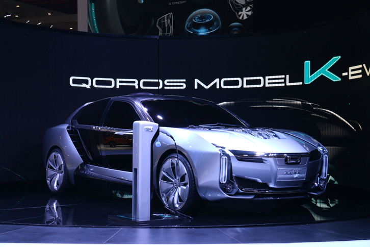 奇瑞とイスラエル企業の合弁会社クオロスによる「モデルK-EVコンセプト」。開発にはケーニグセグも関わっている。