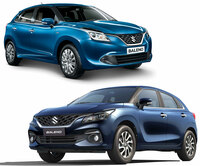 2015年に登場した初代と、2022年に登場した2代目の「バレーノ」。インドの自動車ユーザーの、カーデザインに関するセンスの変化が感じられる。