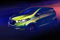 デリーショーへの出展が予定されている、ダットサンの新型コンセプトカー。
    