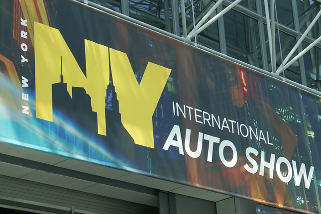 2014年4月16日に開幕したニューヨーク国際自動車ショー。一般公開は18日から行われる。