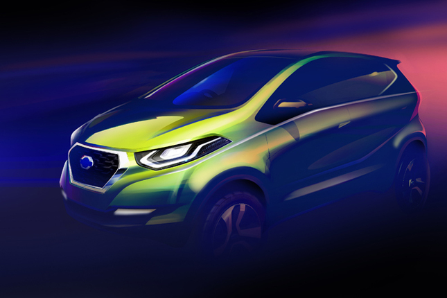 デリーショーへの出展が予定されている、ダットサンの新型コンセプトカー。