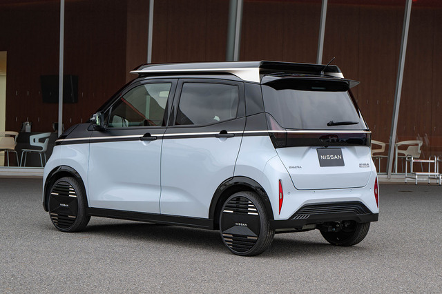 太陽光発電で年間3000km走れる「日産サクラ」のプロトタイプが登場