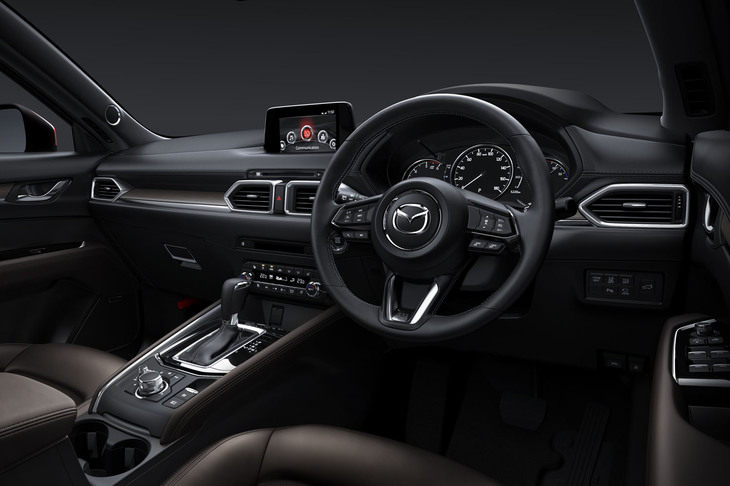 「CX-5 XDエクスクルーシブモード」のインテリア。