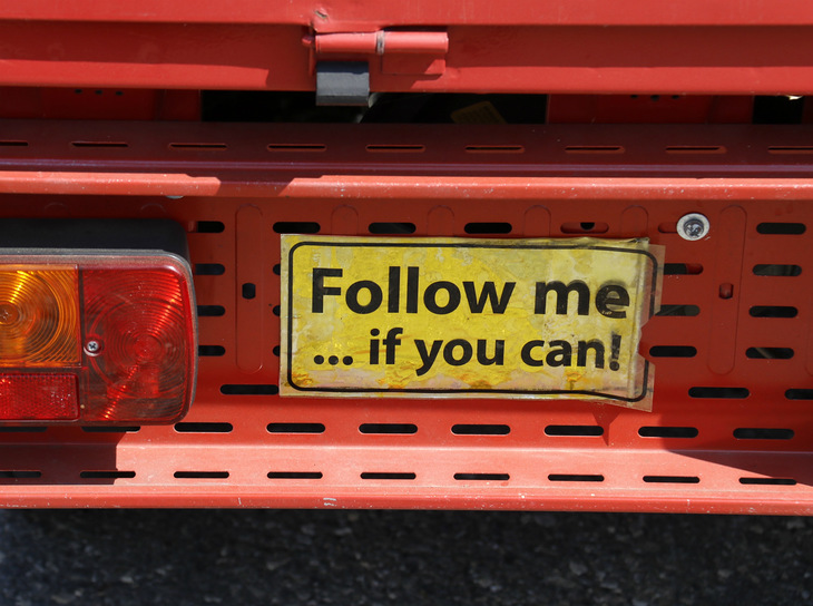 写真6：「できるものなら、ついて来い！」